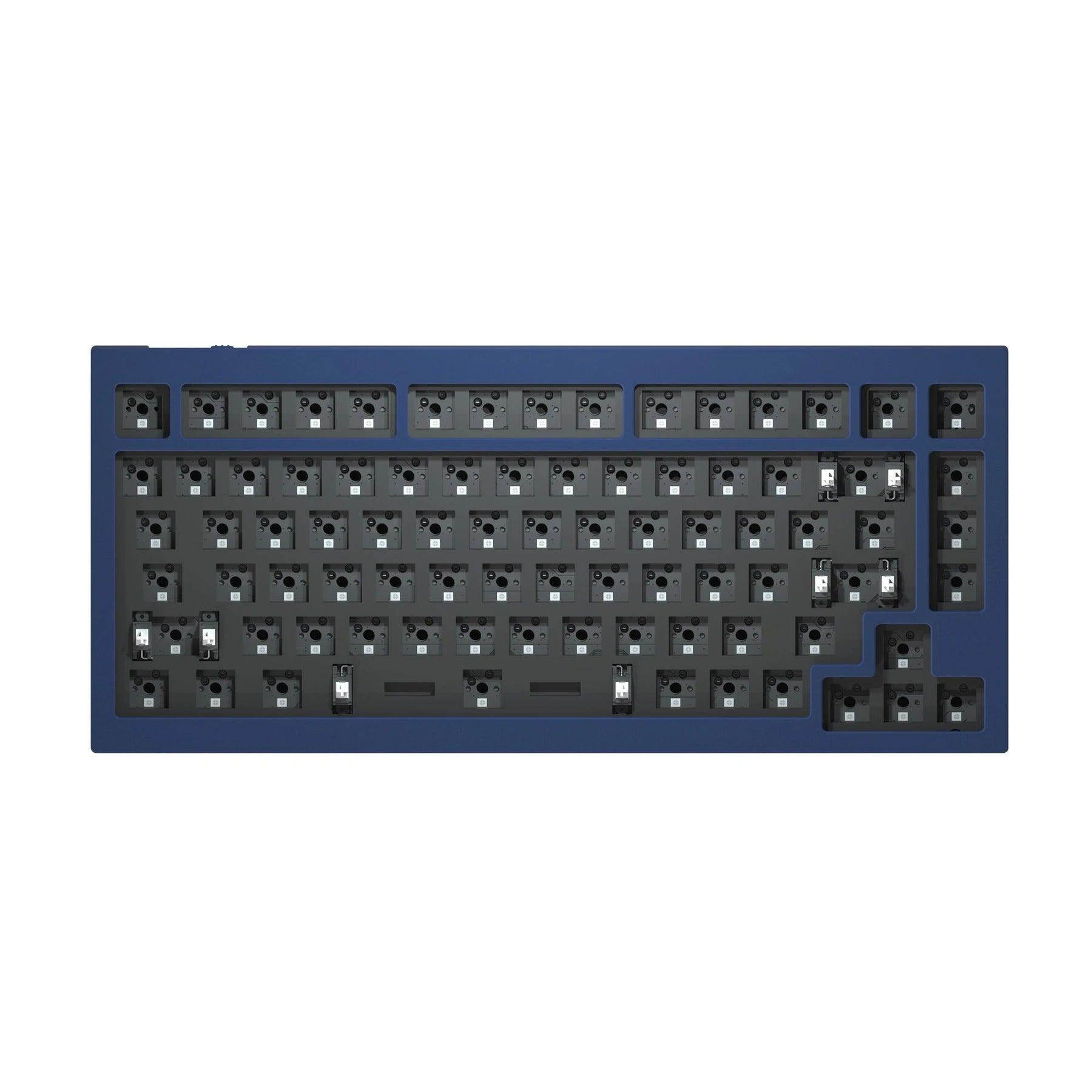 Keychron Q1 QMK Custom Mechanical Barebone Keyboard (Navy Blue) (Q1A3) - DataBlitz