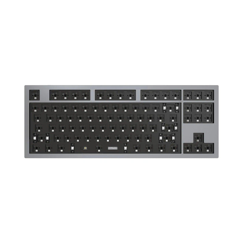 Keychron Q3 QMK Custom Mechanical Barebone Wired Keyboard (Silver Grey) (Q3A2) - DataBlitz