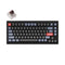 Keychron V1 QMK Fully Assembled RGB Backlight Hot-Swappable Wired Mechanical Keyboard - Carbon Black (K Pro Brown Switch) (V1B3) - DataBlitz