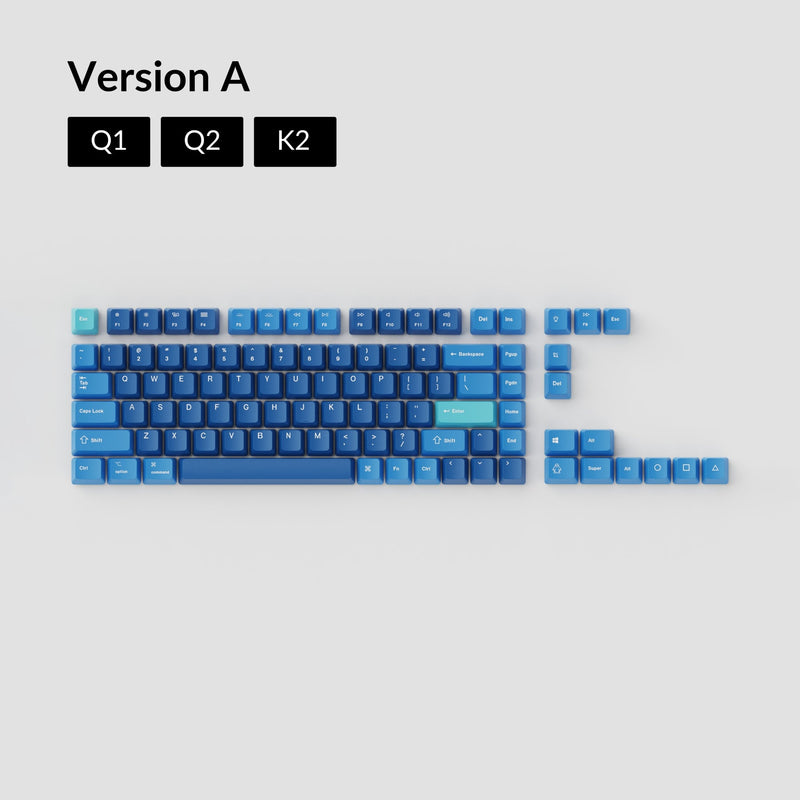 Keychron OEM Dye-Sub PBT Keycap Set - Ocean (JM-72)