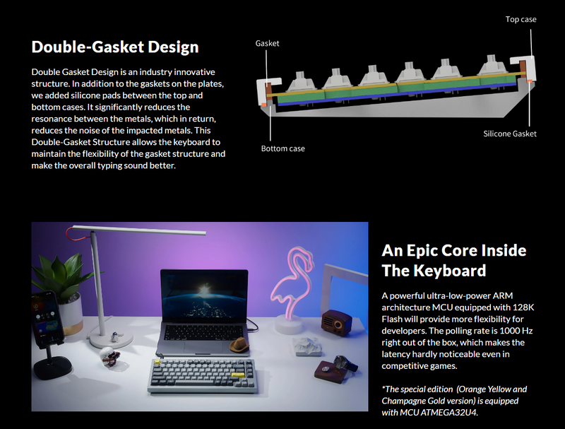 Keychron Q1 QMK Custom Mechanical Barebone Knob Keyboard Version 2