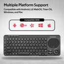 PROMATE Keypad-1 Dual Mode Portable Wireless Multimedia Keyboard With Touchpad (Black) - DataBlitz