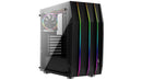 Aerocool Klaw-G-BK-V1 Tempered Glass RGB Mid-Tower Case (Black) - DataBlitz