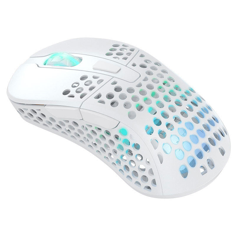 XTRFY M4 WIRELESS RGB ULTRA LIGHT GAMING MOUSE (WHITE) - DataBlitz