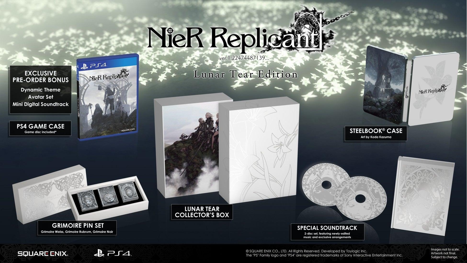 PS4 NIER REPLICANT VER 1.22474487139 LUNAR TEAR EDITION REG.3 - DataBlitz