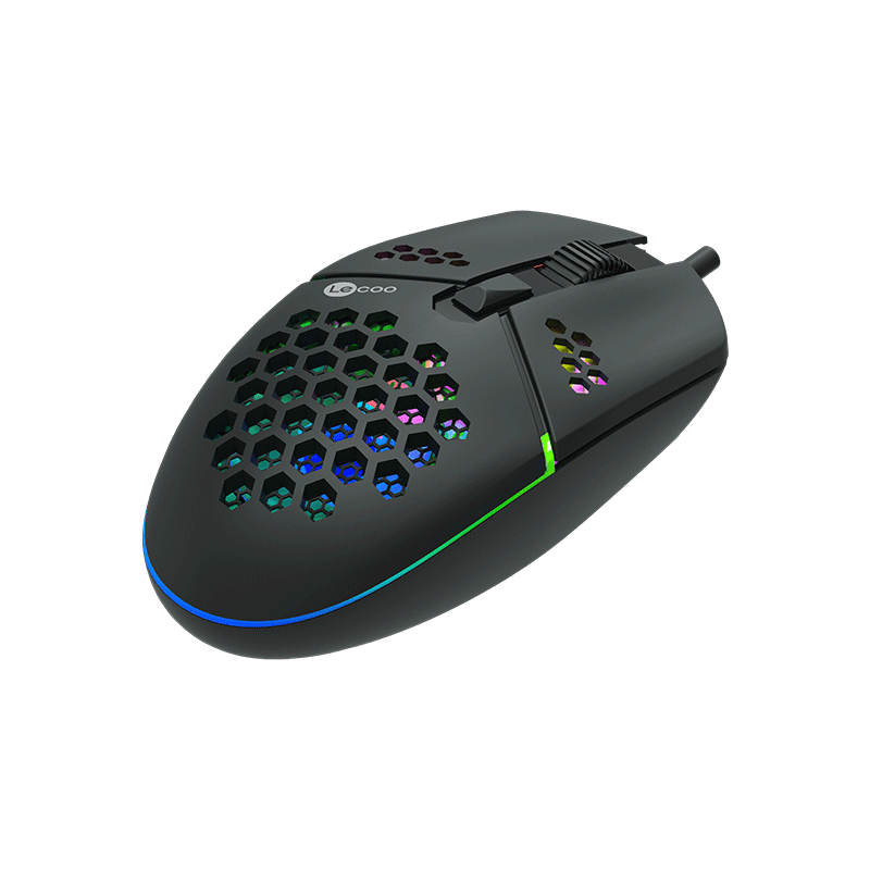LECOO MS105 WIRED GAMING MOUSE (BLACK) - DataBlitz