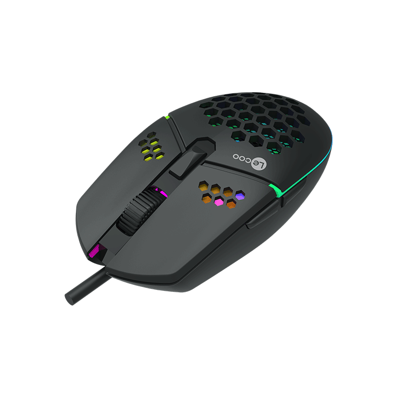 LECOO MS105 WIRED GAMING MOUSE (BLACK) - DataBlitz