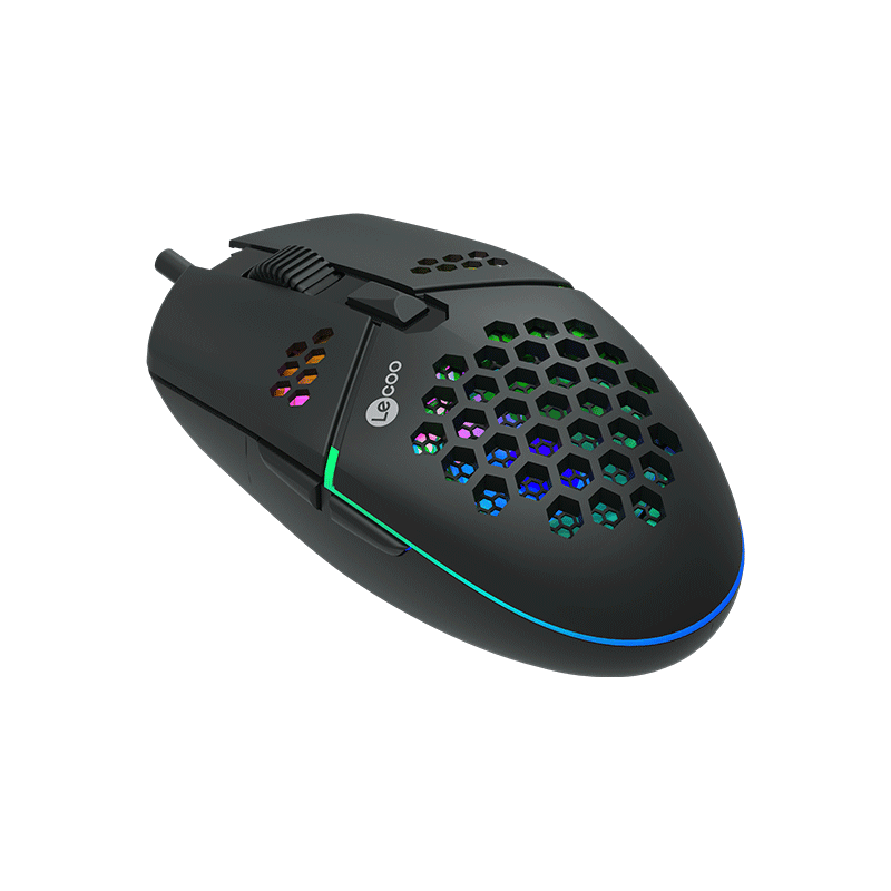 LECOO MS105 WIRED GAMING MOUSE (BLACK) - DataBlitz