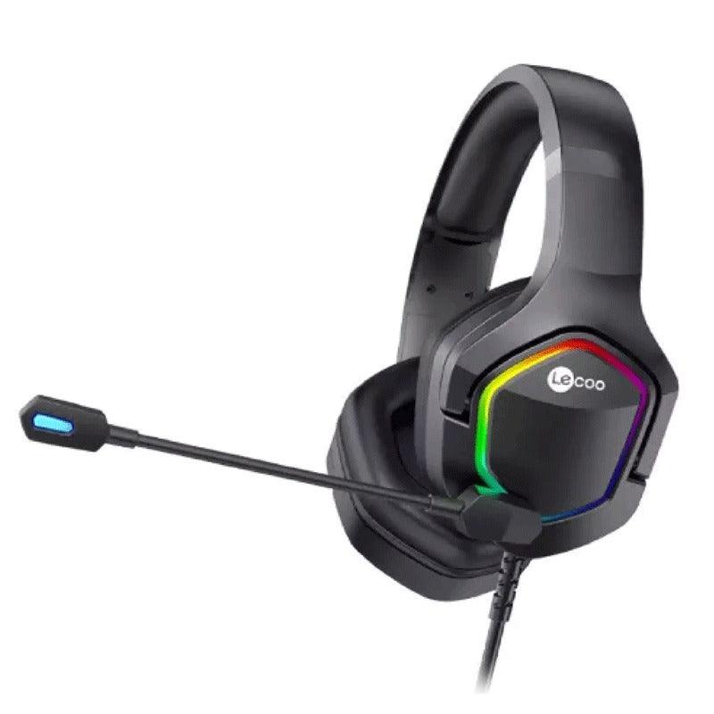Lenovo Lecoo HT403 USB 2.0 7.1 Channel Surround Stereo Wired Gaming Headset (Black) - DataBlitz