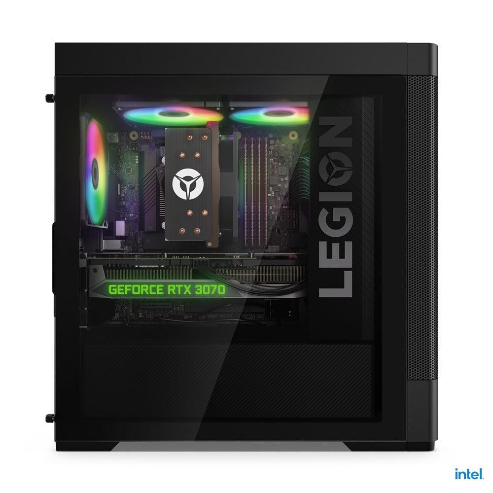 Lenovo Legion T5 26IAB7 90SV003BPP 26L Gaming Desktop PC (Black)  i7-12700F 16GB DDR5 512GB SSD RTX 3070 Win11 MS Office Home  Student