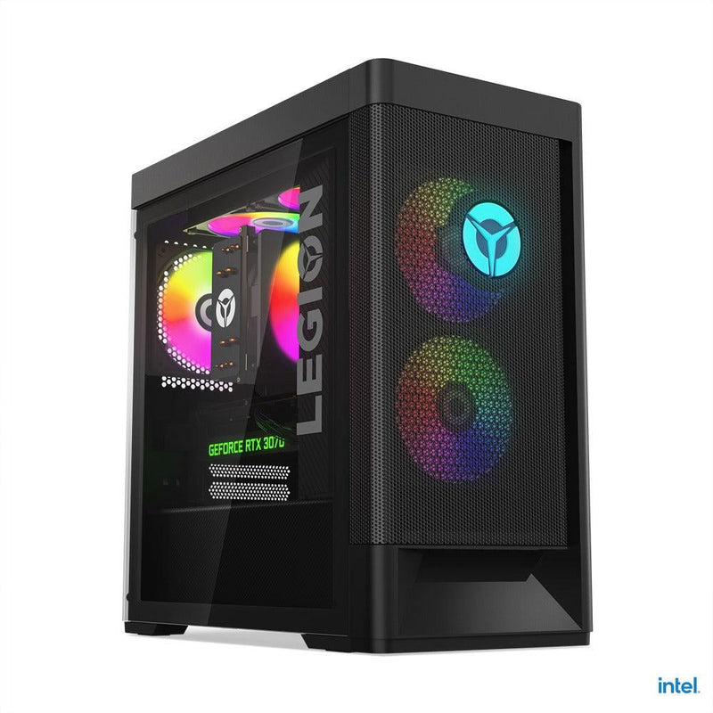Lenovo Legion T5 26IAB7 90SV003BPP 26L Gaming Desktop PC (Black) | i7-12700F | 16GB DDR5 | 512GB SSD | RTX 3070 | Win11 + MS Office Home & Student 2021 - DataBlitz