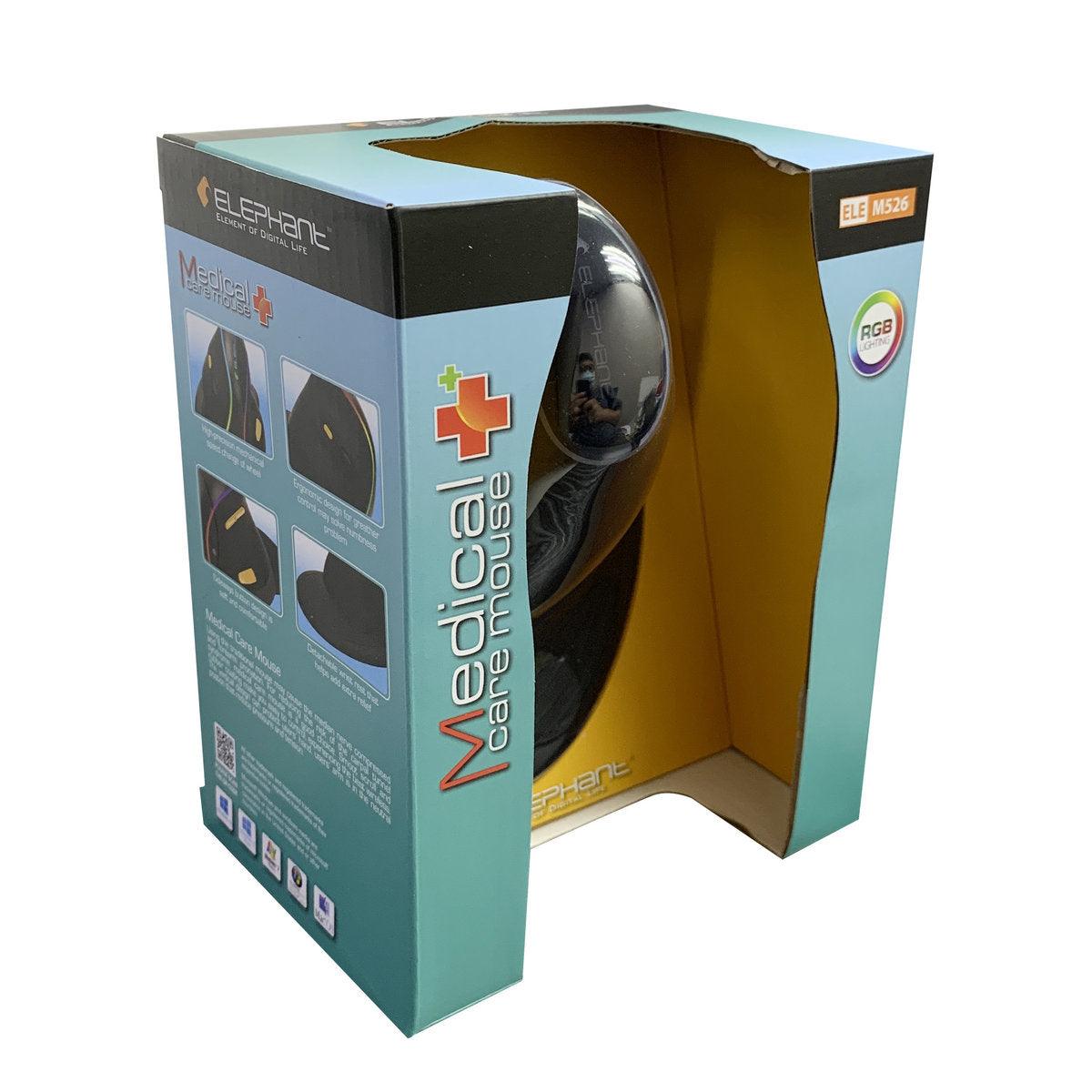 Elephant Dragon Wireless Medical Care Mouse (ELE-M526-BLACK) - DataBlitz