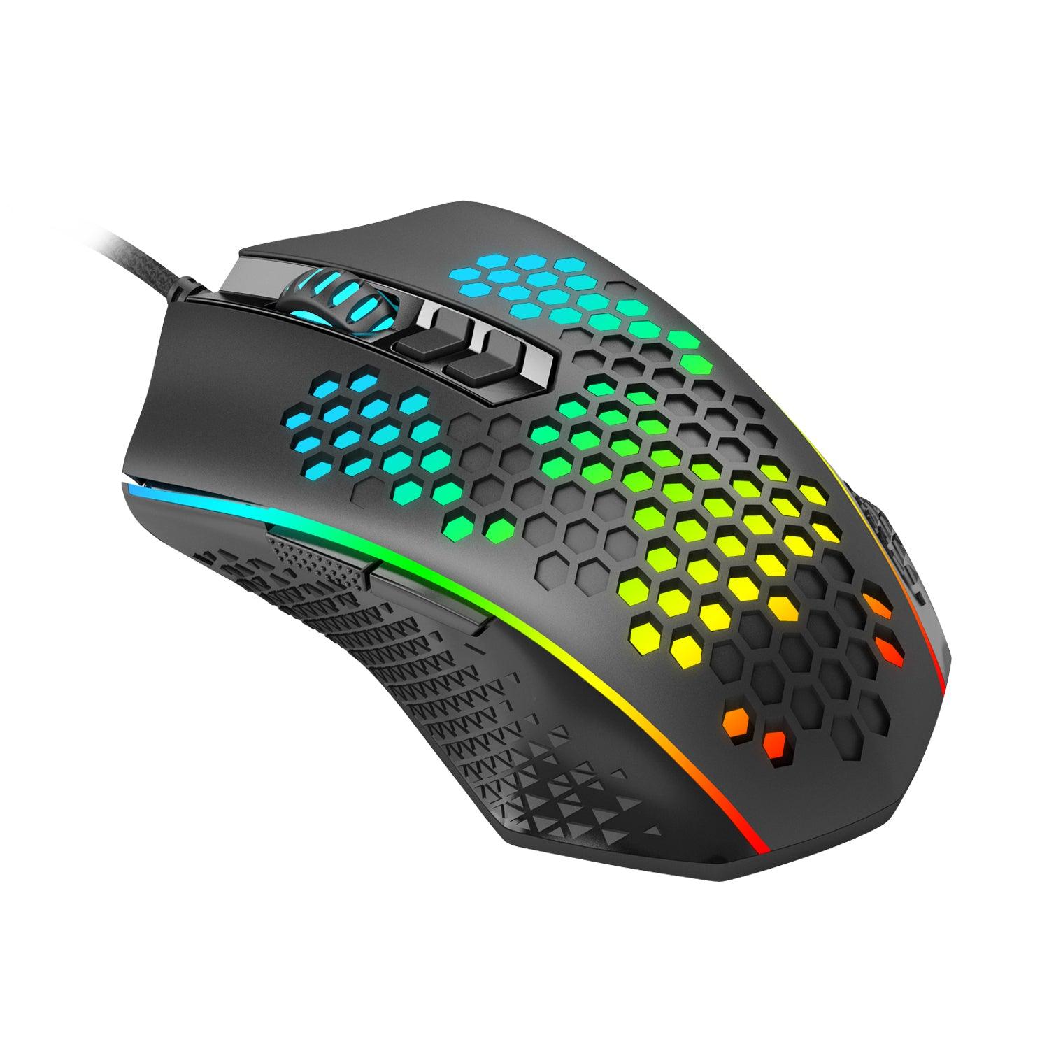 REDRAGON MEMEANLION HONEYCOMB RGB WIRED GAMING MOUSE (M809-K) - DataBlitz