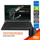 GIGABYTE AORUS 15P KD-72S1223GH GAMING LAPTOP (BLACK) | 15.6" FHD | i7-11800H | 16GB DDR4 | 512GB SSD | RTX 3060 | WIN10 + GIGABYTE AORUS G2 BACKPACK (BLACK) - DataBlitz