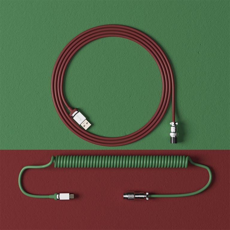 AKKO COILED AVIATOR CABLE (MATCHA RED BEAN) - DataBlitz