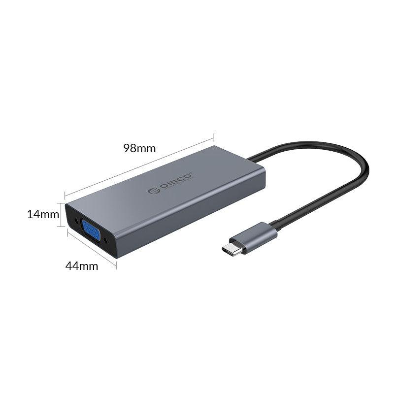 ORICO USB-C 5-In-1 Multifunctional Adapter (Grey) (MC-U501P) - DataBlitz