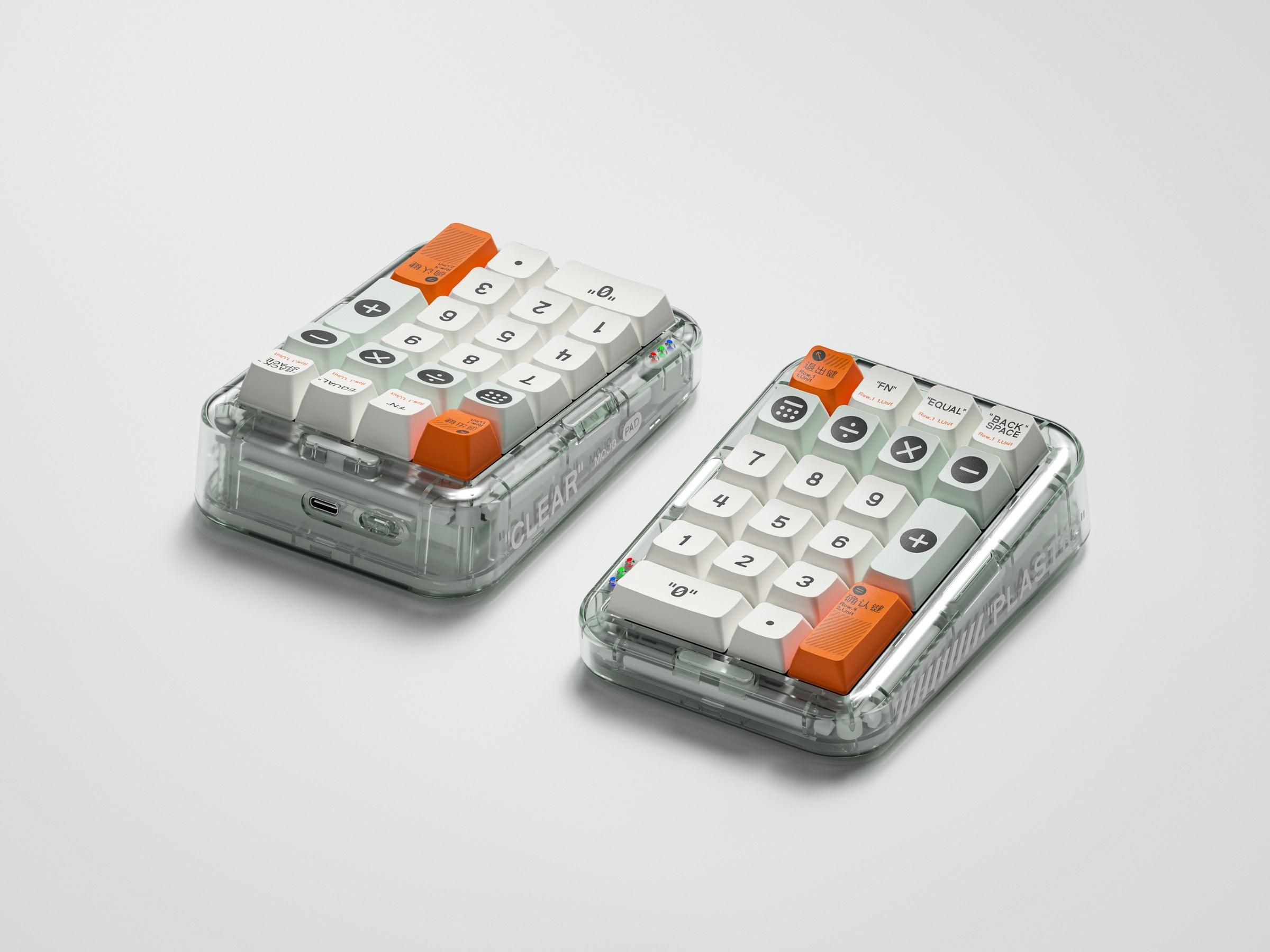 MelGeek MojoPad Plastic NumPad Mechanical Keyboard (Gateron Pro Brown) - DataBlitz