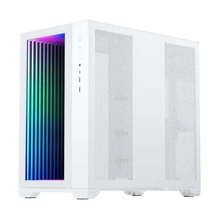 Phanteks Magniumgear Neo Qube 2 DRGB Tempered Glass Mid-Tower Case (Infinity Mirror White) (MG-NE620QI-DWT02) - DataBlitz