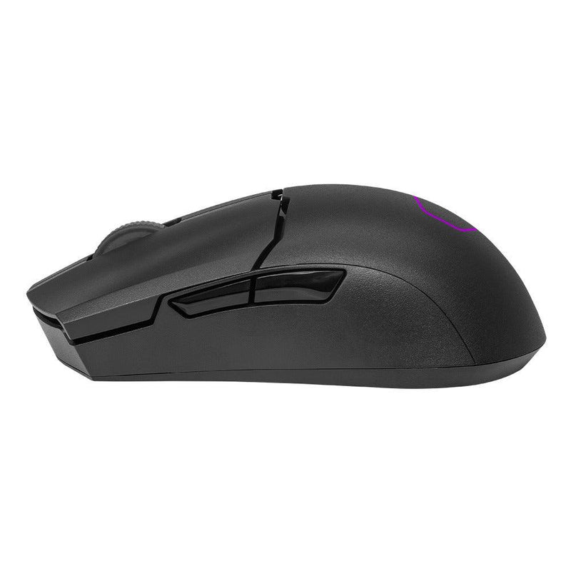 Cooler Master MM712 Wireless Lightweight Gaming Mouse With Ultraweave Cable PTFE Feet & RGB Accents (Matte Black) - DataBlitz