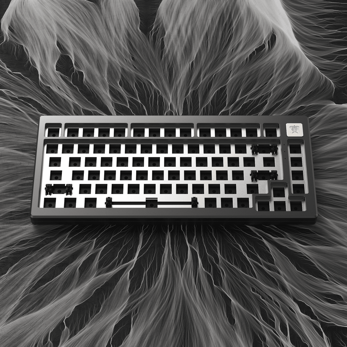 AKKO MOD006 RGB Hot-Swappable Mechanical Keyboard DIY Kit With Gasket Mount Structure (Space Gray) - DataBlitz