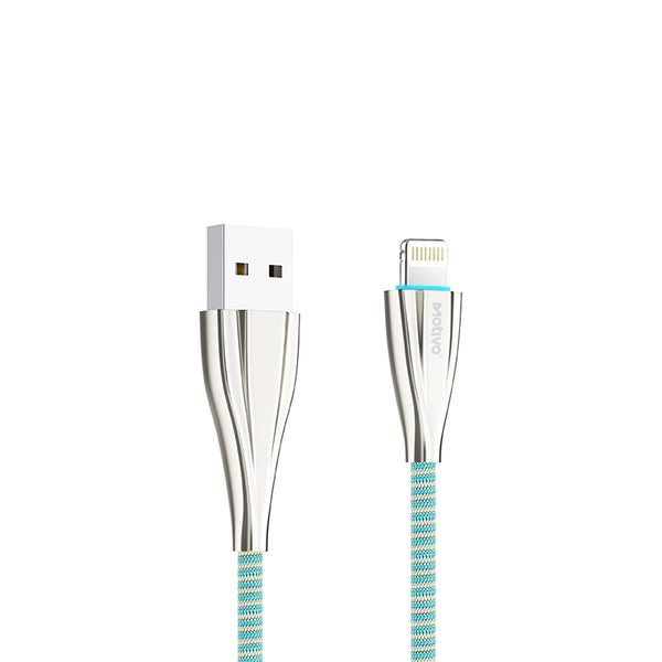 Motivo H24 Data Cable Braided Wire 120CM Apple Lightning (Blue)