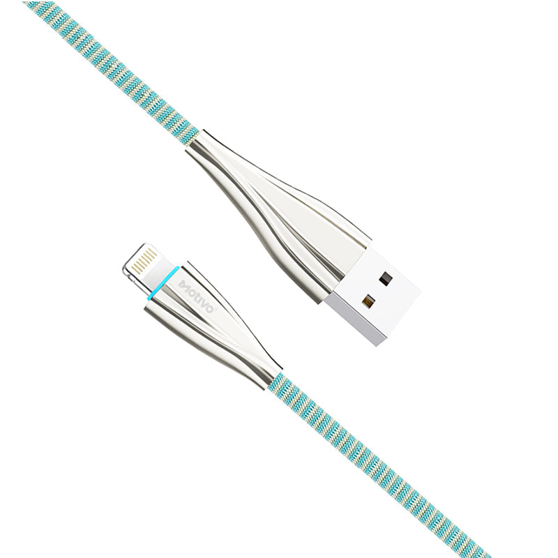 Motivo H24 Data Cable Braided Wire 120CM Apple Lightning (Blue)
