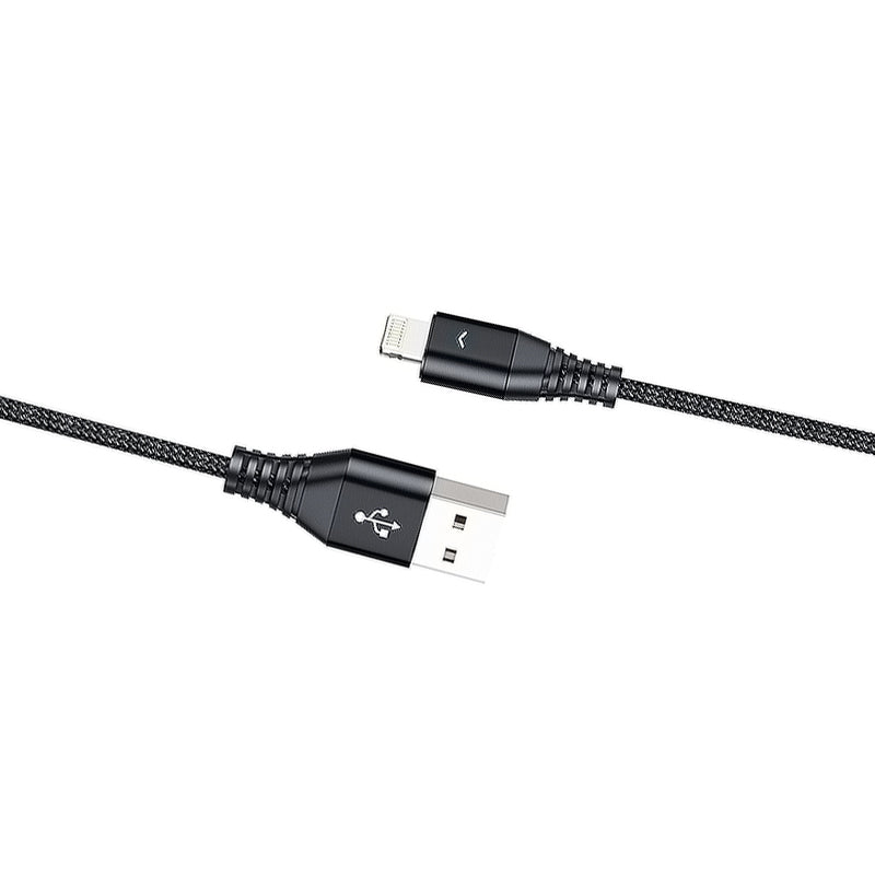 Motivo H26 Data Cable Braided Wire 200CM Apple Lightning (Black)