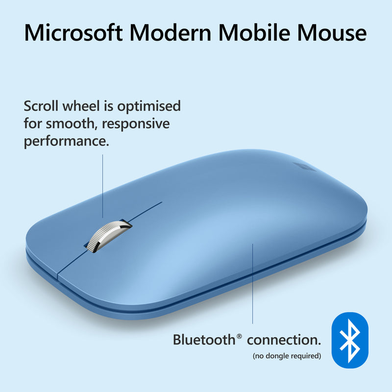 Microsoft Modern Bluetooth Mobile Mouse (Sapphire) (KTF-00077)