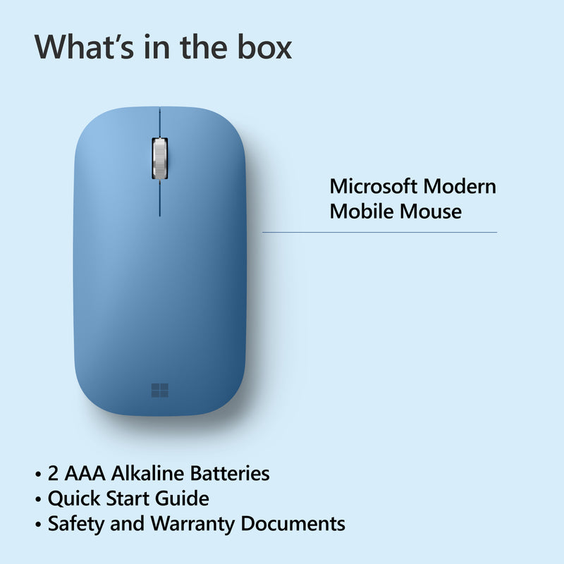 Microsoft Modern Bluetooth Mobile Mouse (Sapphire) (KTF-00077)