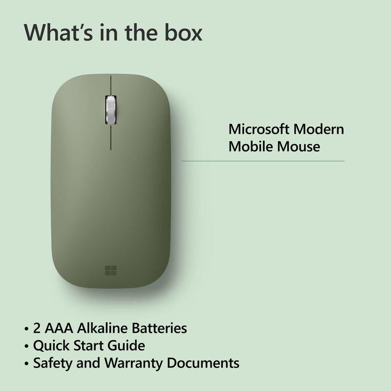 Microsoft Modern Bluetooth Mobile Mouse (Forest) (KTF-00093)