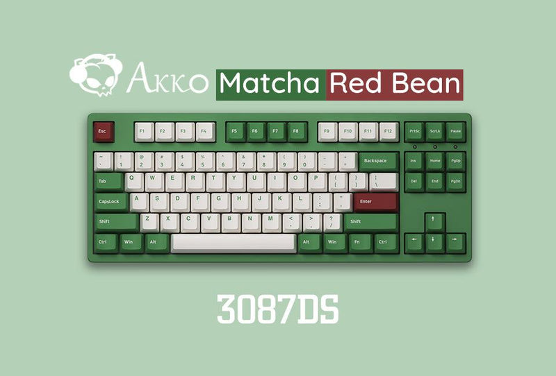 AKKO MATCHA RED BEAN-3087DS MECHANICAL KEYBOARD (AKKO SWITCH 2ND GEN ORANGE) - DataBlitz
