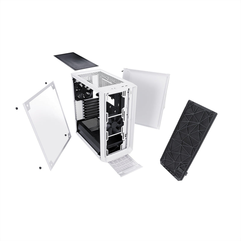 Fractal Design Meshify C ATX Mid-Tower Case (White) (FD-CA-MESH-C-WT-TGC) - DataBlitz