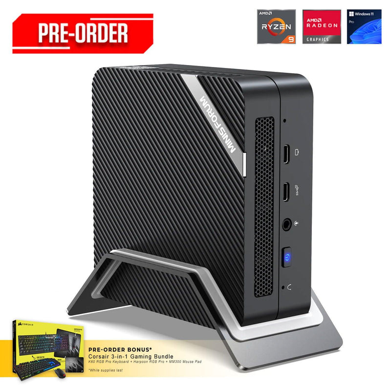 MinisForum UM690 AMD Ryzen 9 6900HX 32GB RAM 512GB SSD Mini Gaming PC PRE-ORDER - DataBlitz