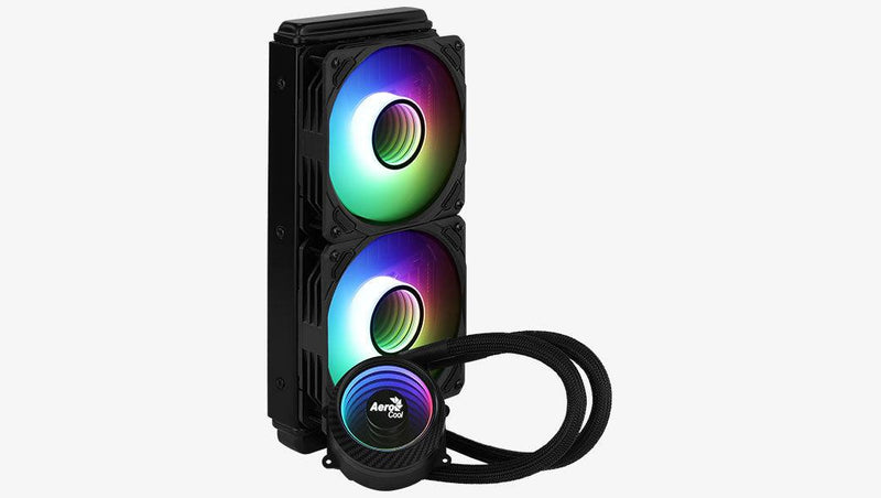 Aerocool Mirage L240 240MM ARGB Liquid Cpu Cooler (Black) - DataBlitz