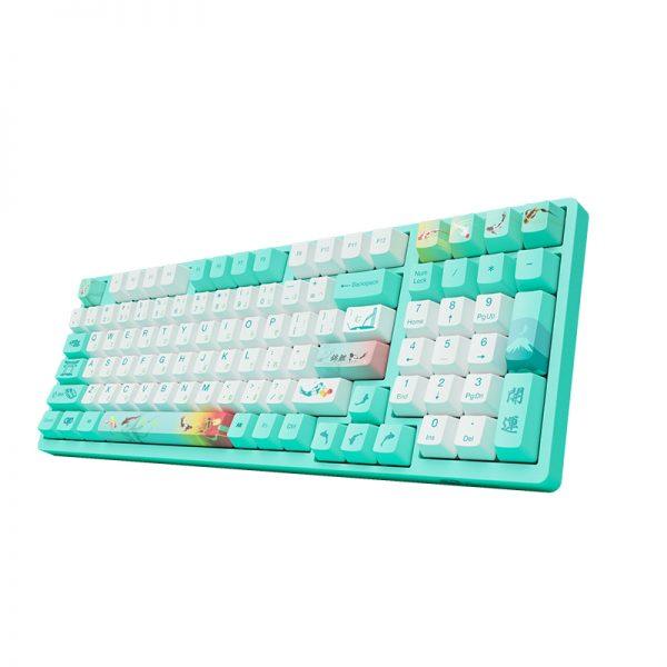 AKKO MONETS POND 3098 MECHANICAL KEYBOARD (AKKO SWITCH 2ND GEN PINK) - DataBlitz