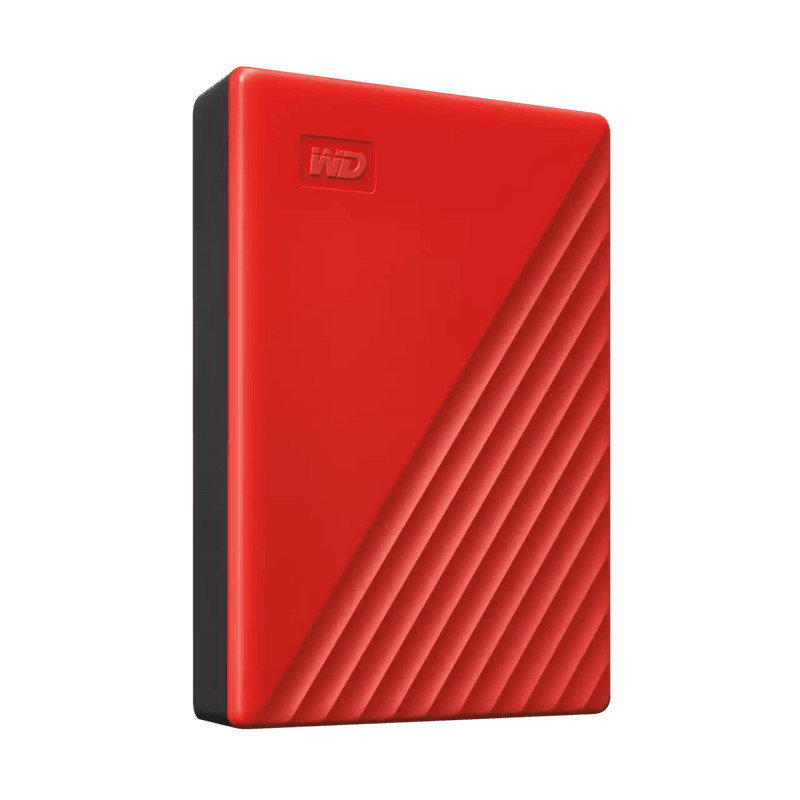 WD MY PASSPORT EXTERNAL HARD DRIVE 3.0 4TB (RED) + WD SOFT POUCH - DataBlitz