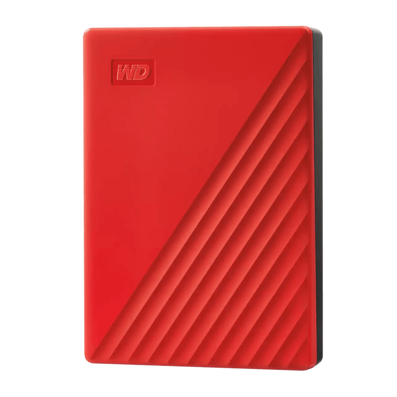 WD MY PASSPORT EXTERNAL HARD DRIVE 3.0 4TB (RED) + WD SOFT POUCH - DataBlitz