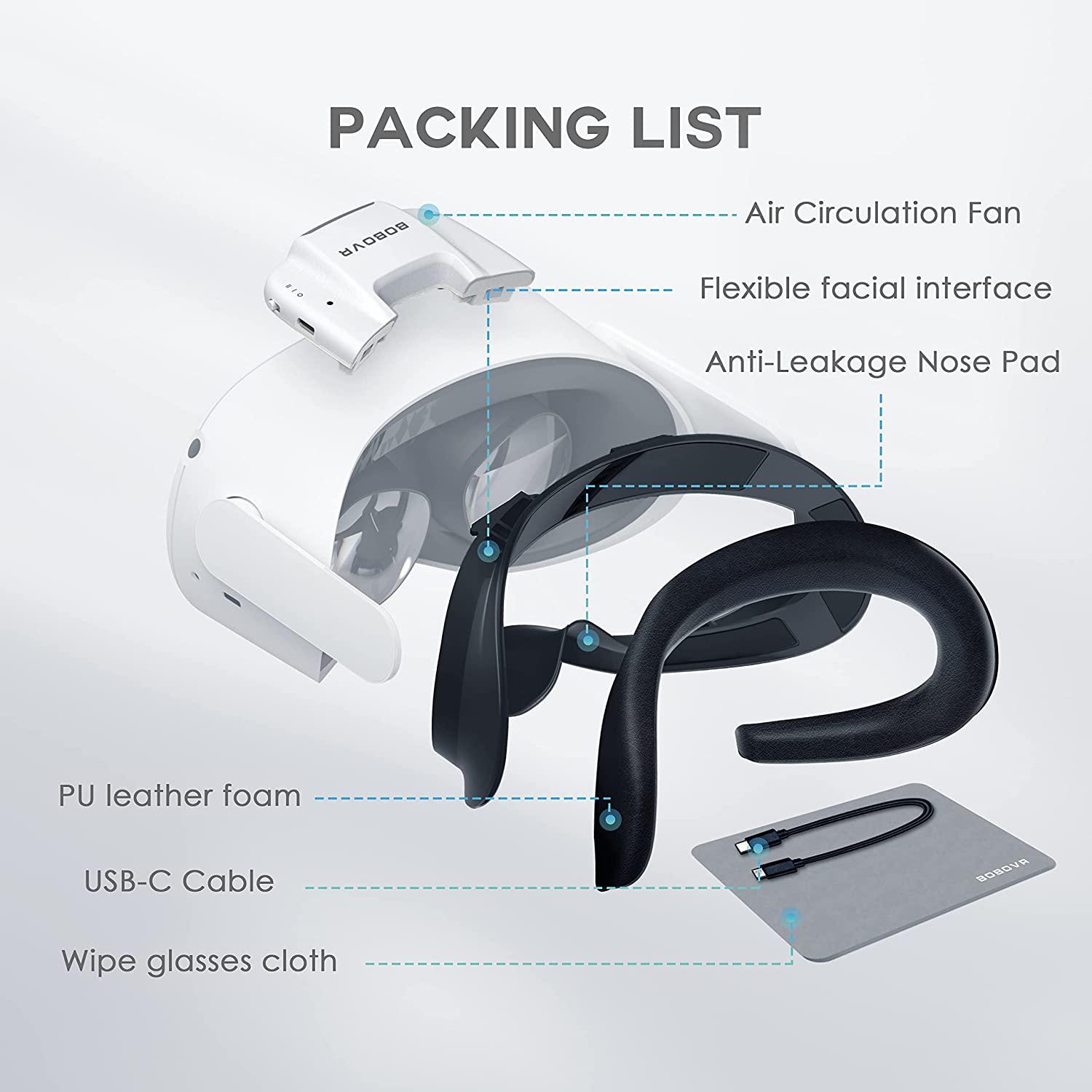BOBOVR F2 Fitness Facial Interface Foam (Upgraded Version) Compatible With Oculus Quest 2 - DataBlitz