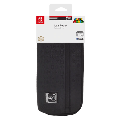 HORI NSW LUX POUCH SUPER MARIO EDITION FOR NSW/NSW LITE (BLACK) (NSW-224U) - DataBlitz