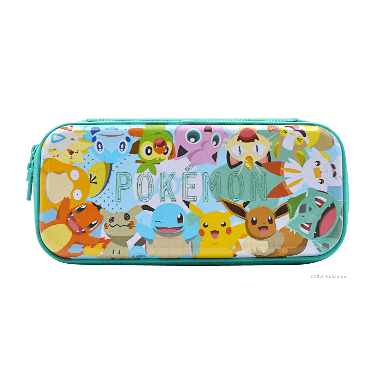 HORI NSW VAULT CASE POKEMON PIKACHU & FRIENDS FOR NINTENDO SWITCH/SWITCH LITE (TURQUOISE) (NSW-291U) - DataBlitz
