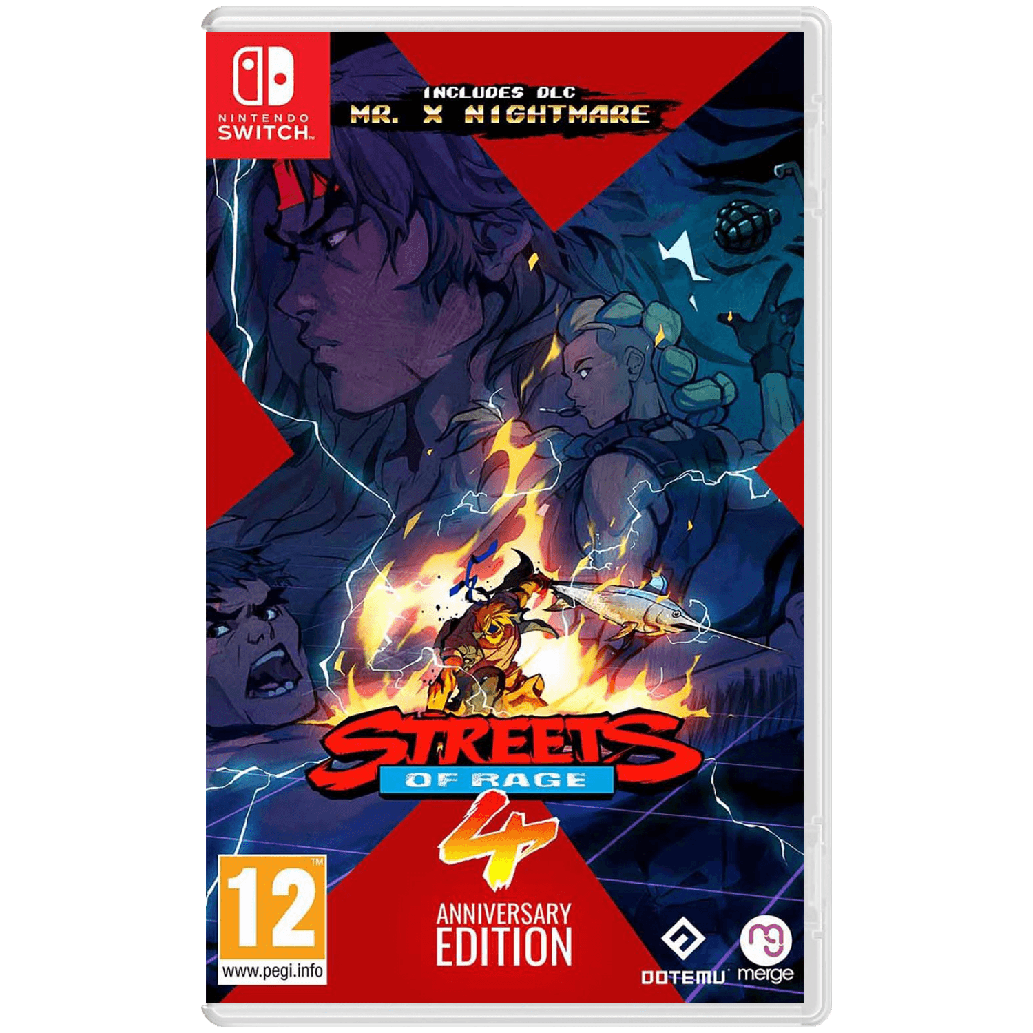 NINTENDO SWITCH STREETS OF RAGE 4 ANNIVERSARY EDITION