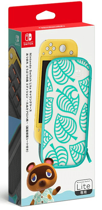 NINTENDO NSW LITE CARRYING CASE & SCREEN PROTECTOR (ANIMAL CROSSING NEW HORIZONS ALOHA EDITION) JPN - DataBlitz