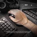 DeltaHub Carpio 2.0 Ergonomic Wrist Rest For Right-Handed Small (White) - DataBlitz