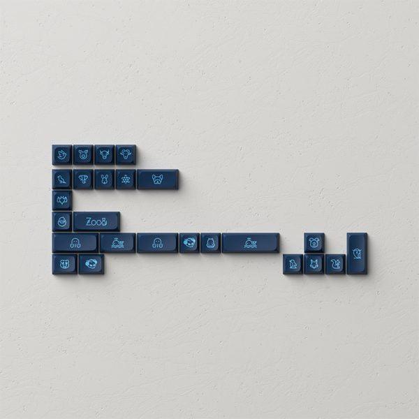 AKKO UNC Blue Keycaps Set MDA 227 Keys - DataBlitz