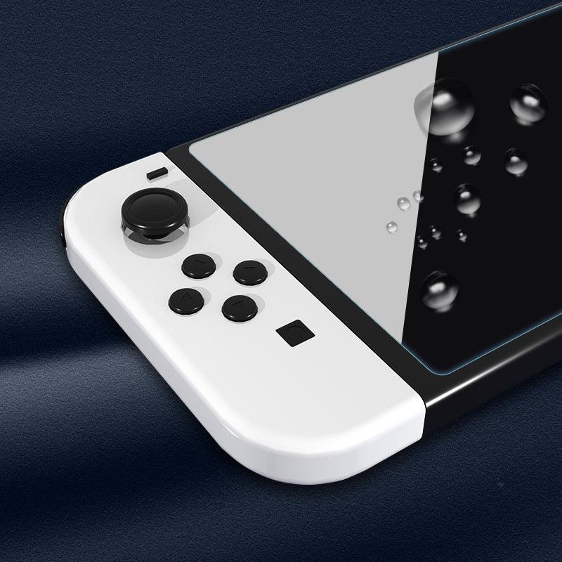 AKITOMO NSW TEMPERED GLASS SCREEN PROTECTOR FOR NITENDO SWITCH OLED MODEL (2PACK) (AKSW-172) - DataBlitz