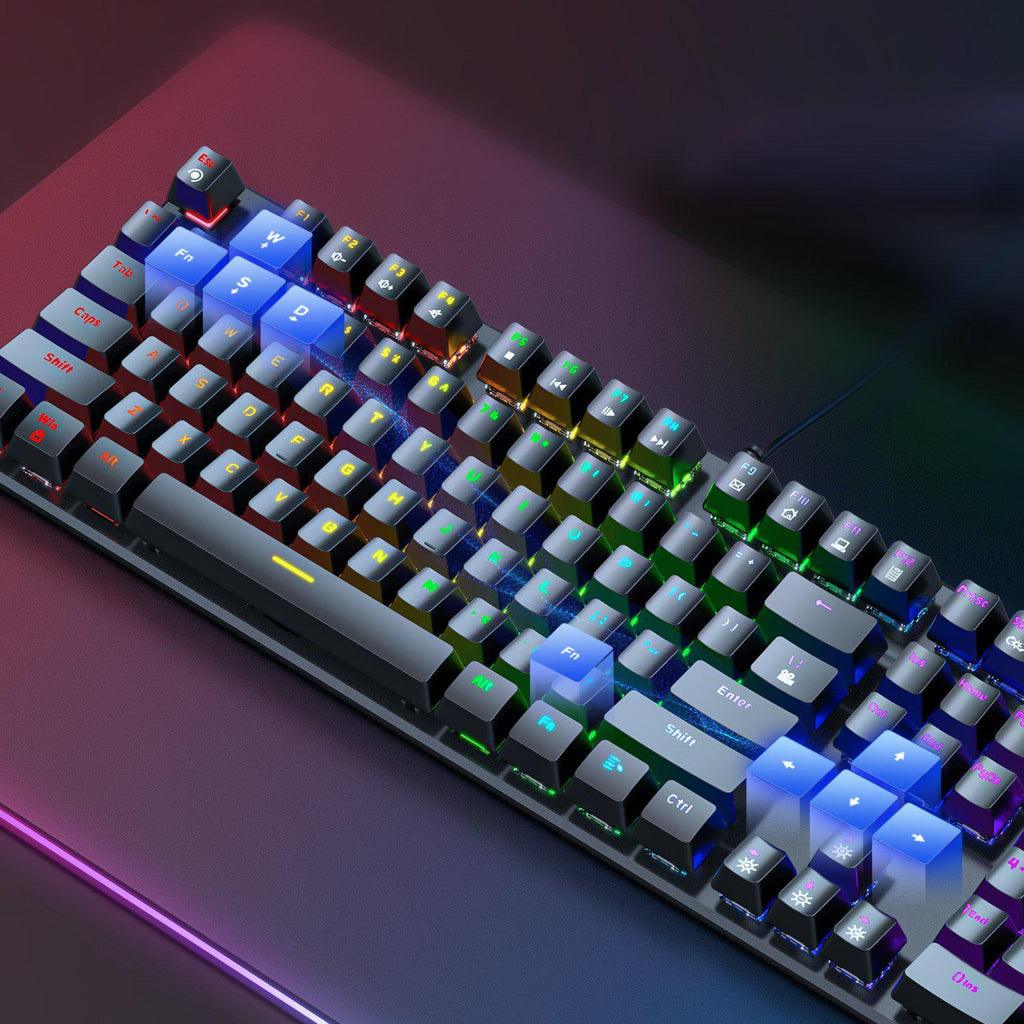 Onikuma G27 104 Keys Wired Mechanical Gaming Keyboard (Black) - DataBlitz
