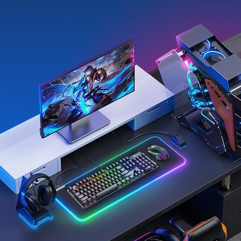 Onikuma G27 104 Keys Wired Mechanical Gaming Keyboard (Black) - DataBlitz