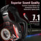 Onikuma K12 Gaming Headset HD Sound Gamer Volume Adjustable Headphone With Mic (Black/Red) - DataBlitz