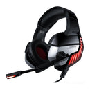 Onikuma K5 PRO Gaming Headset Wired Stereo Headphones ANC With Mic Led Lights (Black/Red) - DataBlitz