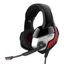 Onikuma K5 PRO Gaming Headset Wired Stereo Headphones ANC With Mic Led Lights (Black/Red) - DataBlitz